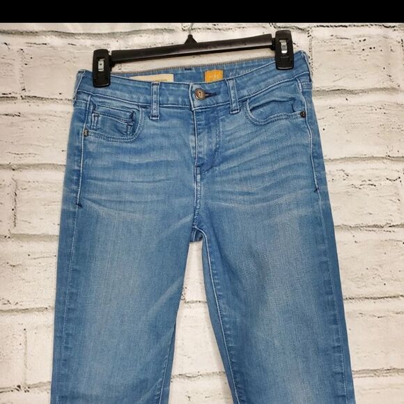 Pilcro and the Letterpress Anthropologie Letterpress Superscript Skinny Jeans 25 - Picture 5 of 7